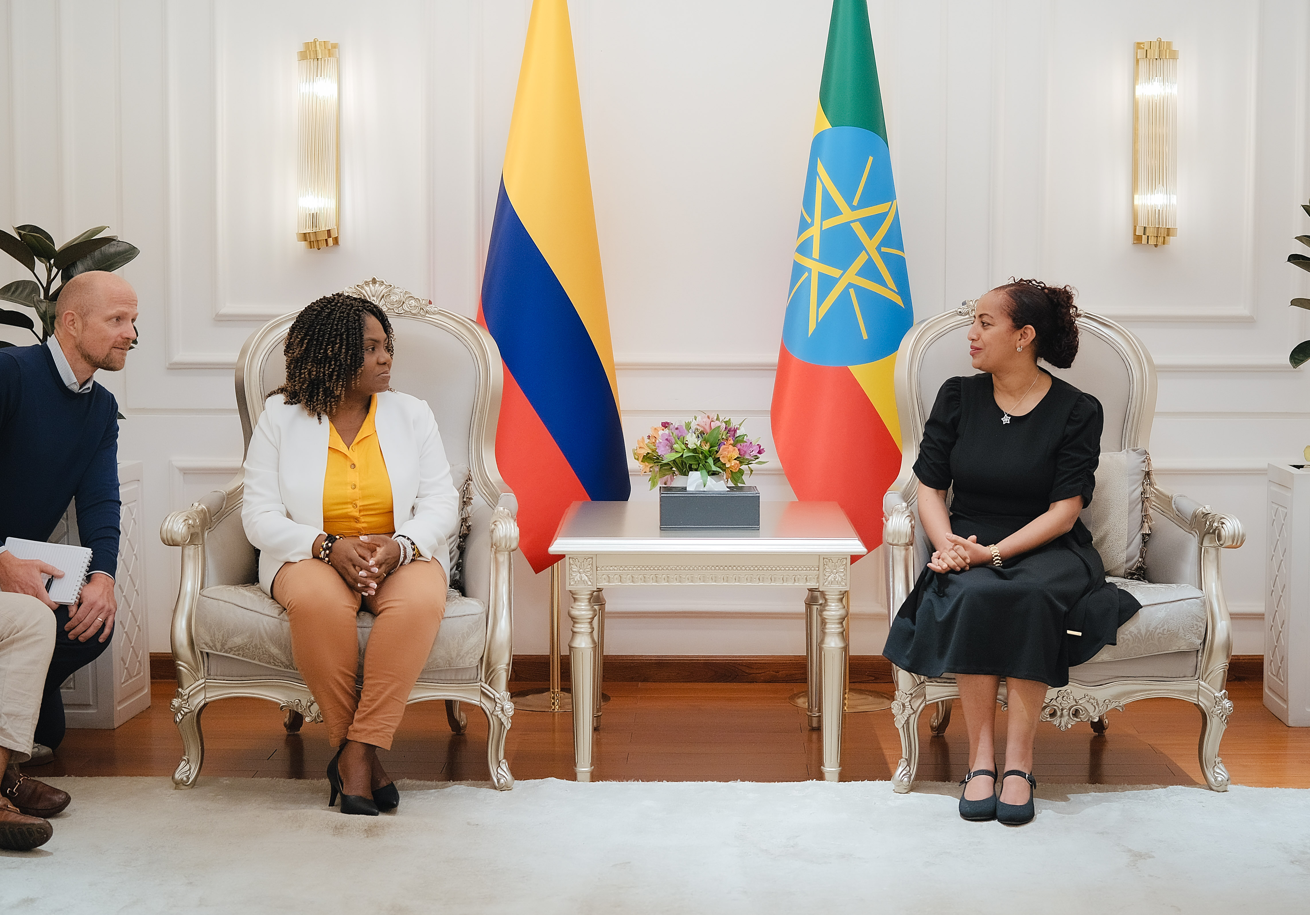 Tercera visita de trabajo de la vicepresidenta de Colombia al continente africano