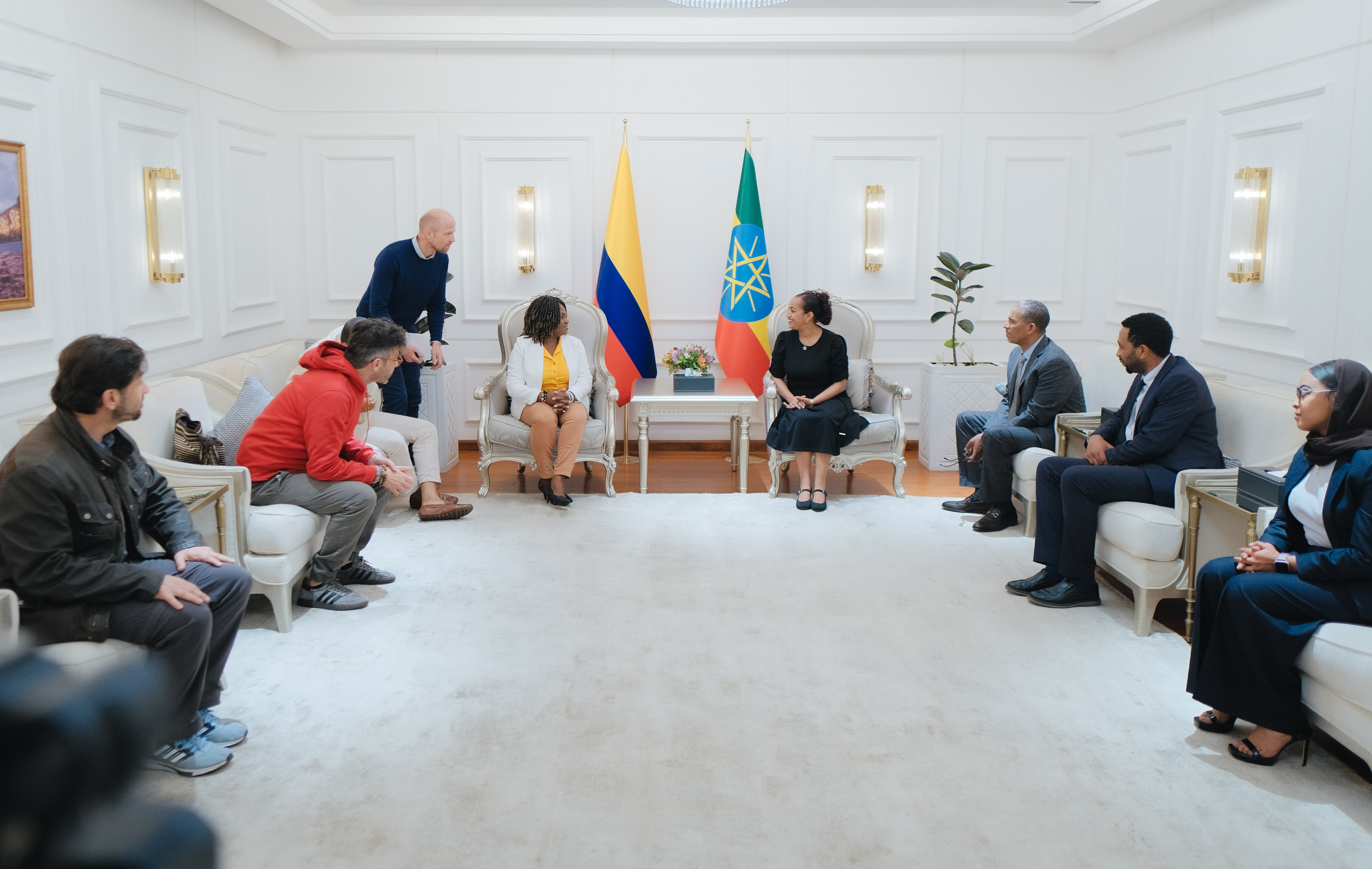 Tercera visita de trabajo de la vicepresidenta de Colombia al continente africano